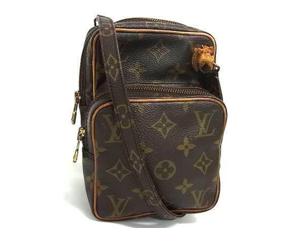 Louis Vuitton Monogram Amazon Crossbody Shoulder Bag Brown